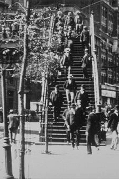 Passengers Descending from the Brooklyn Bridge