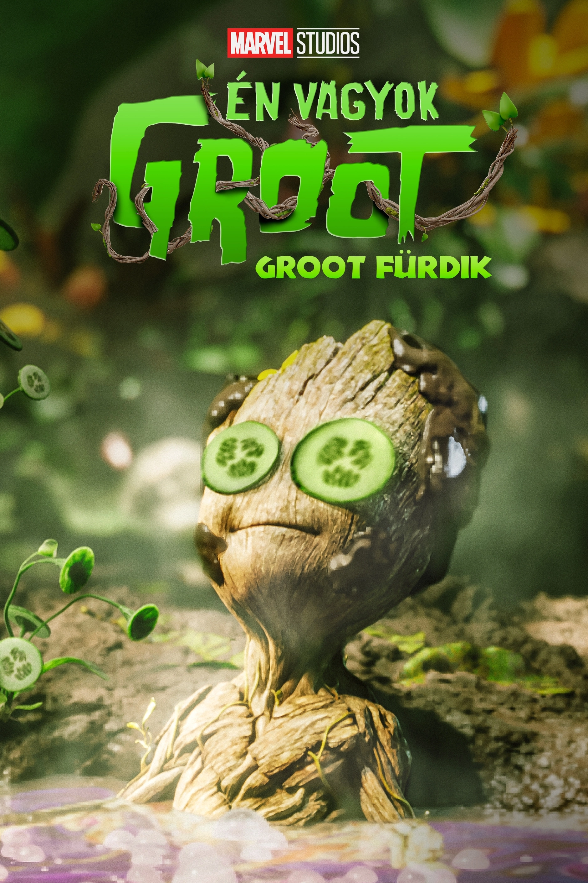 Groot Takes a Bath