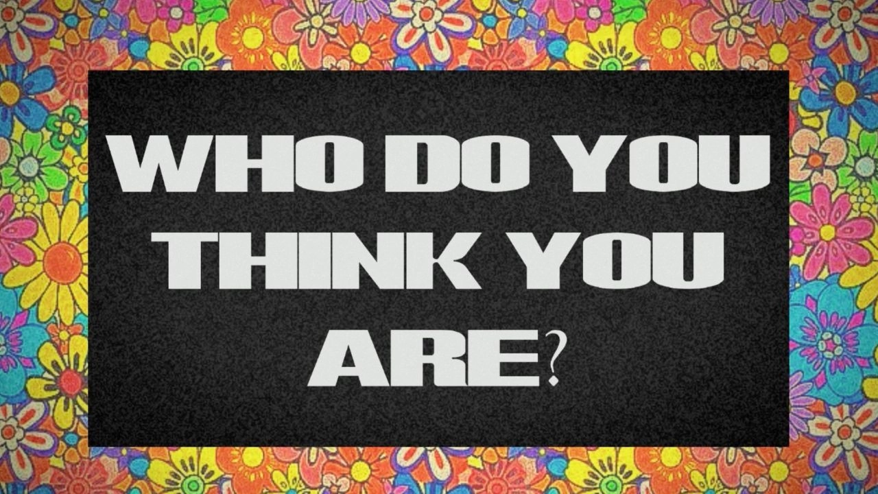 WHO DO YOU THINK YOU ARE?