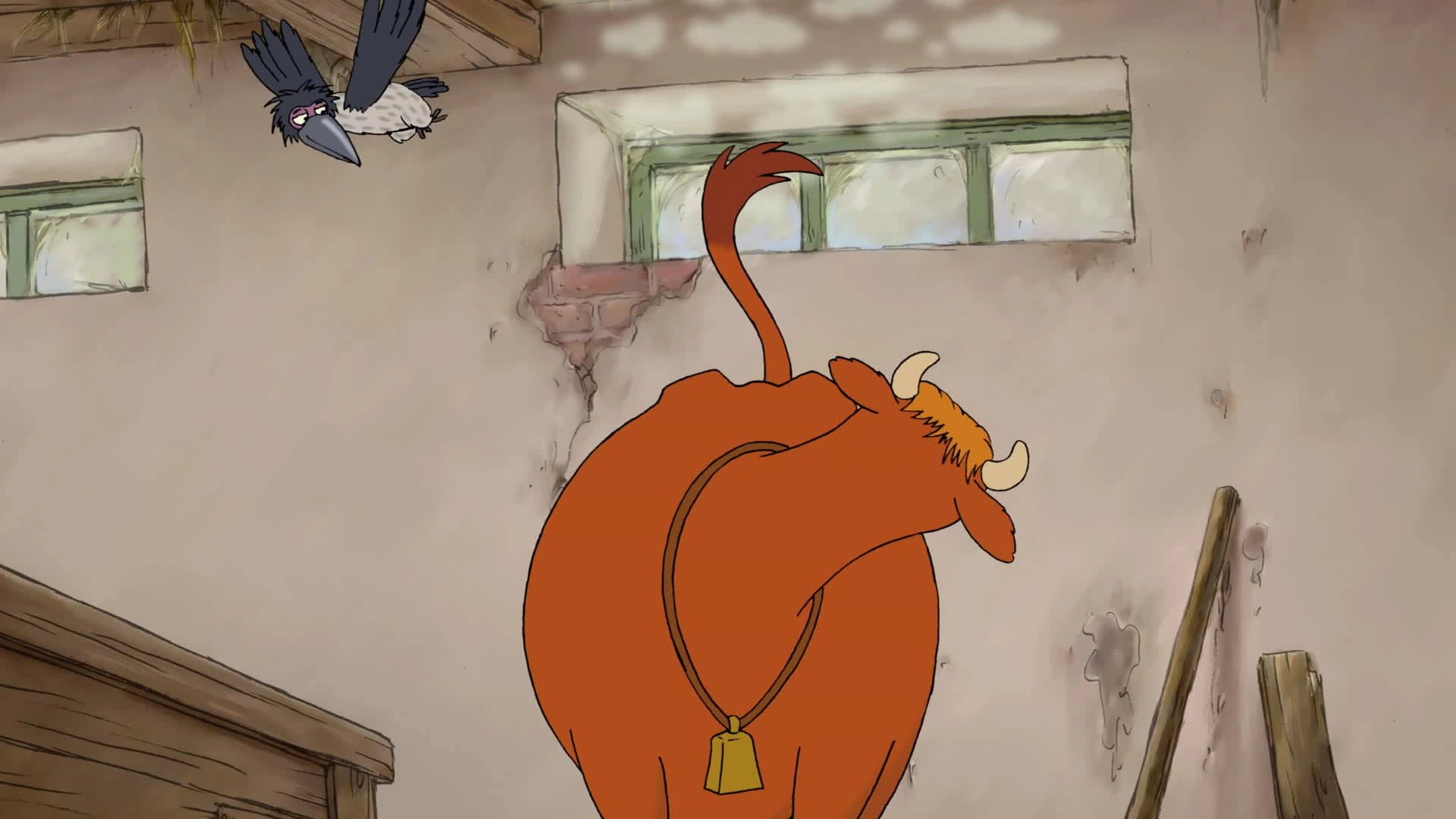 Mama Moo and the Crow