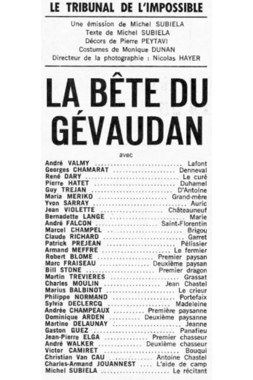 The Beast of Gevaudan