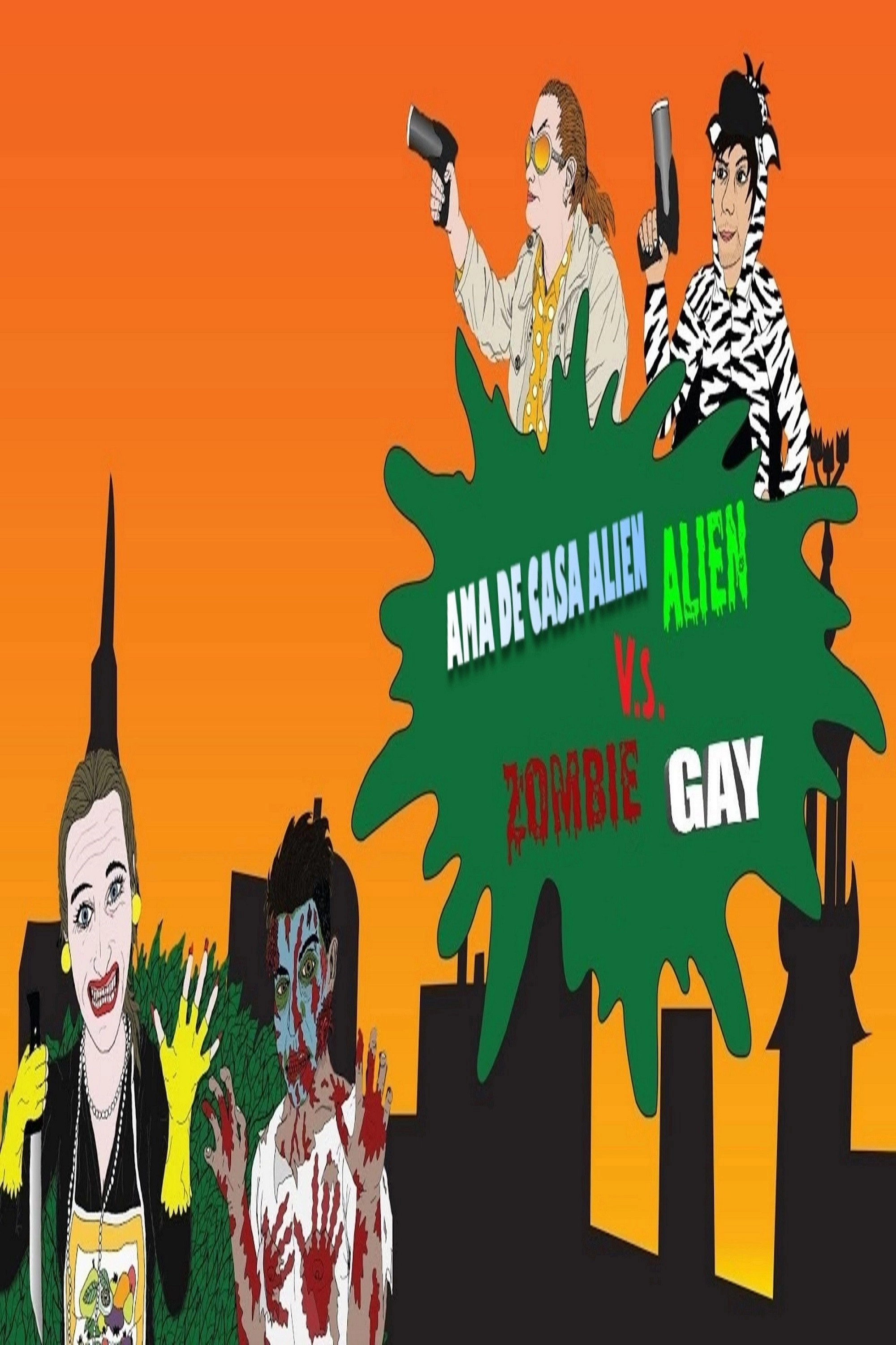 Housewife Alien vs. Gay Zombie