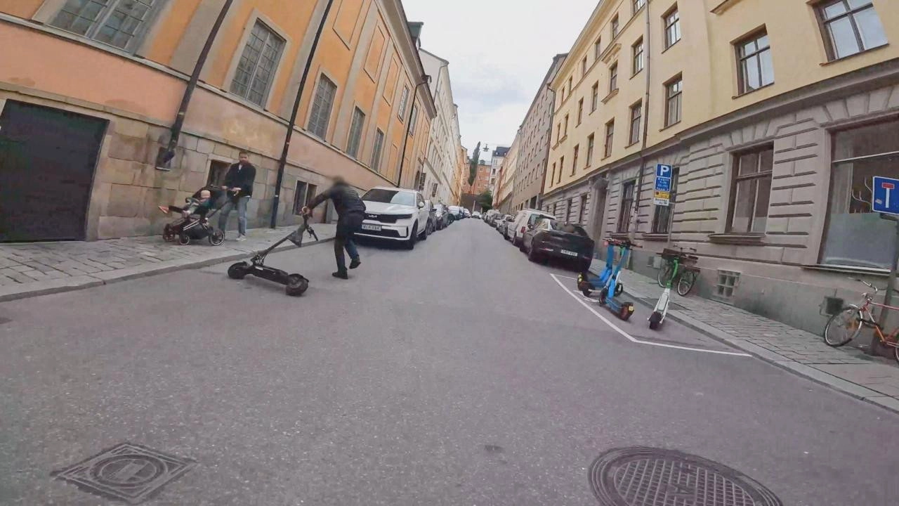 Fångat på polisens kamera