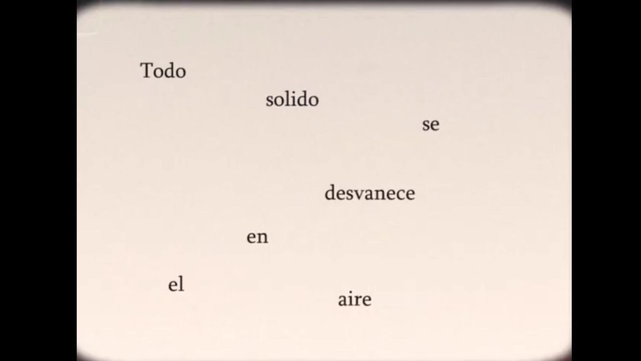 TODO SOLIDO SE DESVANECE EN EL AIRE